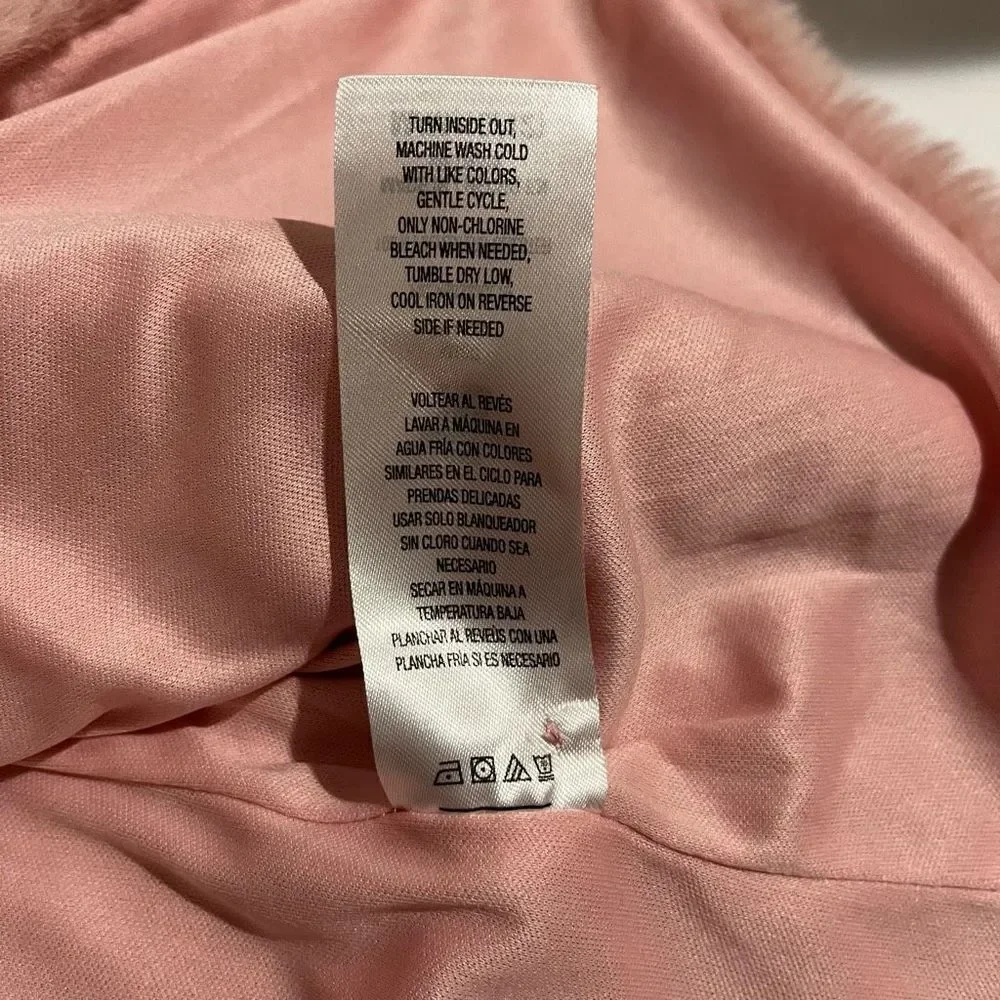 Spencer by Jaclyn Smith Girls Youth Faux Fur Jacket Pink Size M/M (10/12)
